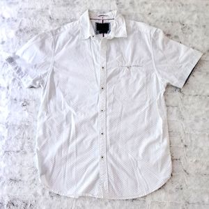 Denim & Flower mens button short sleeve shirt.  Size M/40.